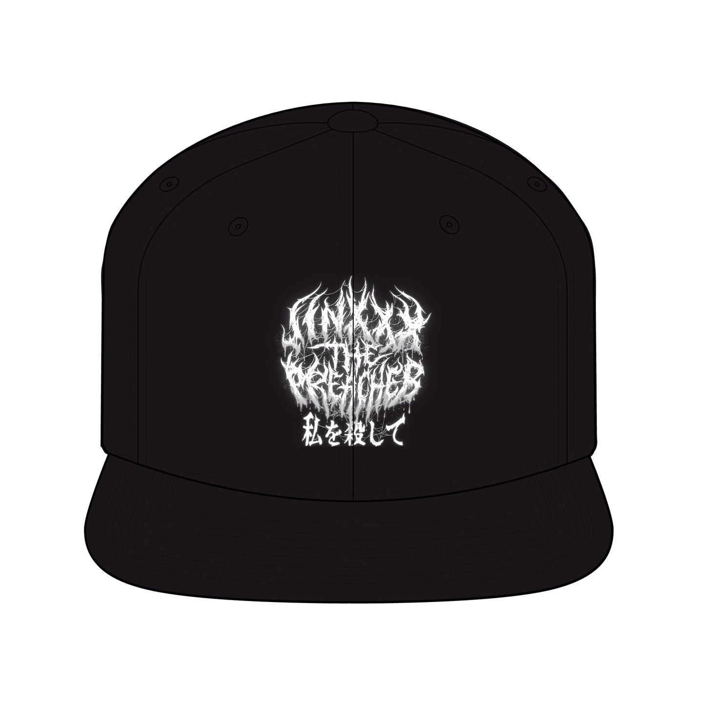 JINXXX THA PREACHER — Embroidered White Kanji Streetwear