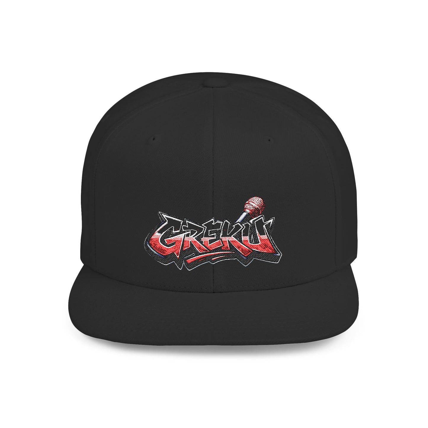 Greku Flat Bill Snapback Hat