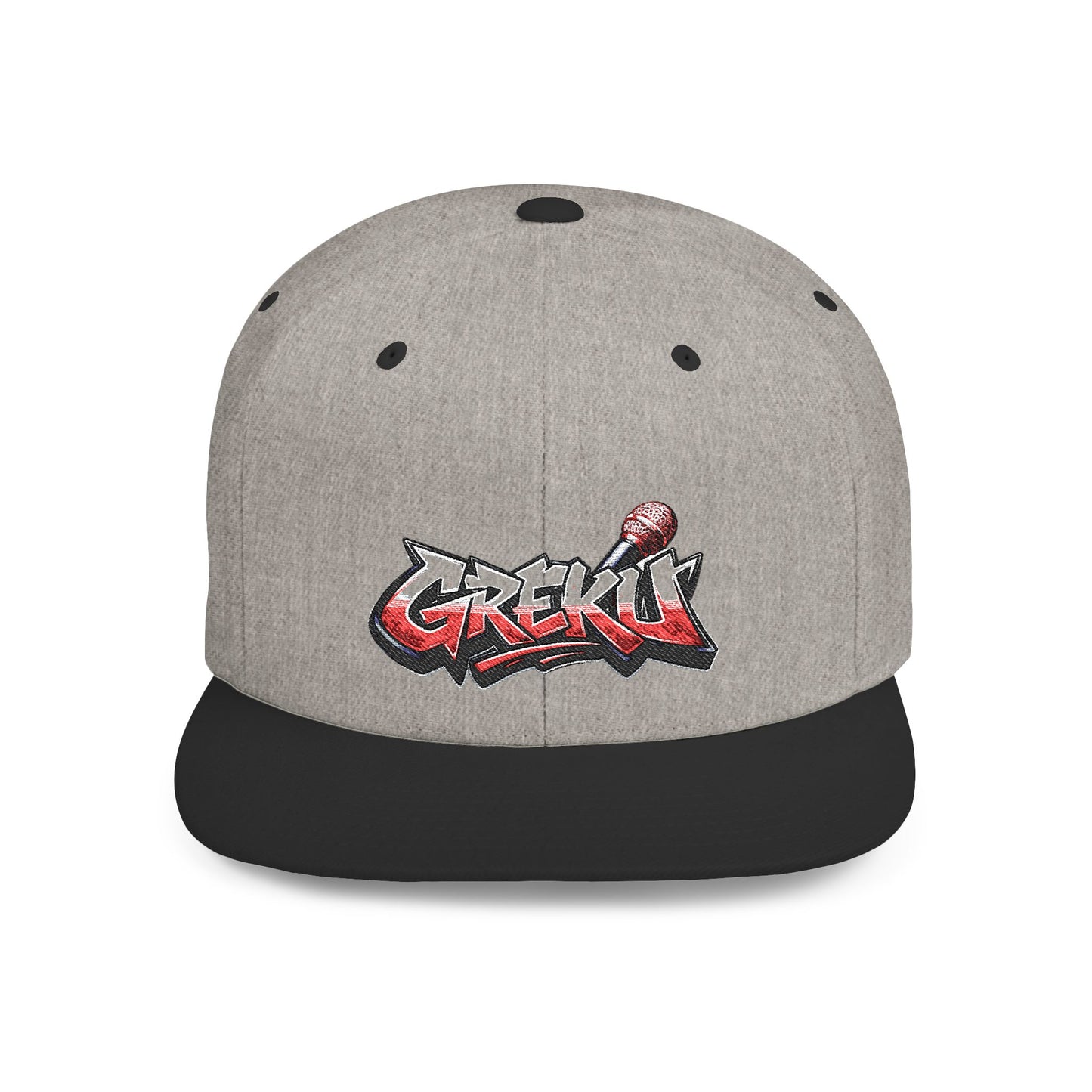 Greku Flat Bill Snapback Hat