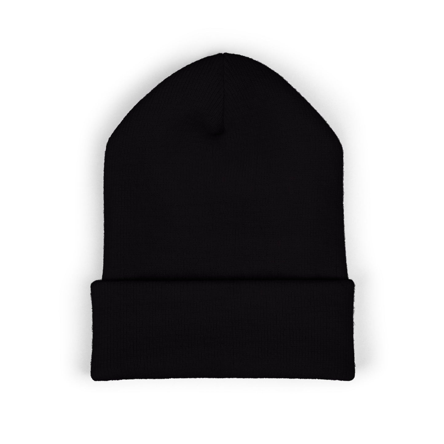 Greku Embroidered Beanie — Classic Cuffed Knit Hat