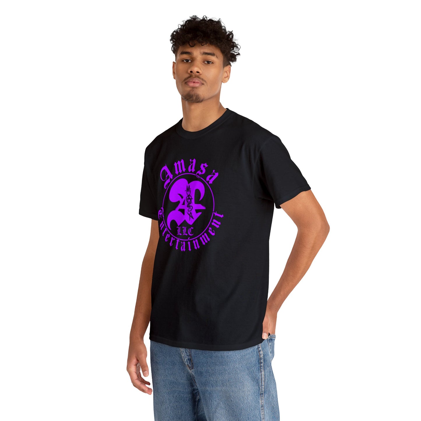 Purple amasa Heavy Cotton Tee