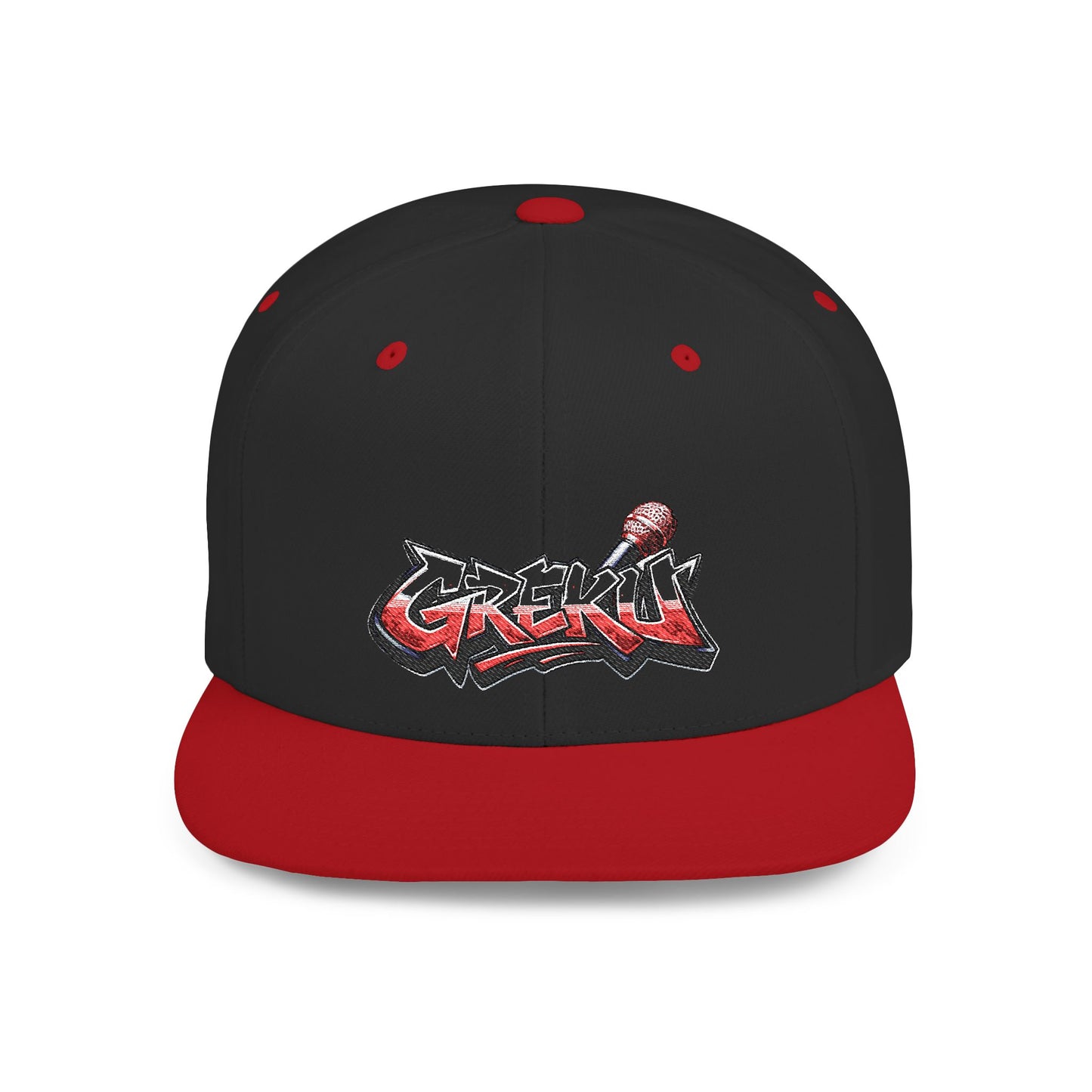 Greku Flat Bill Snapback Hat